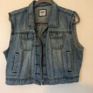 jean jacket vest